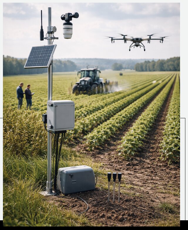 Разработка IoT мониторинга полей в Бугульме от 8592 р. | АвикейБгл